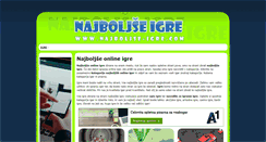 Desktop Screenshot of najboljse-igre.com